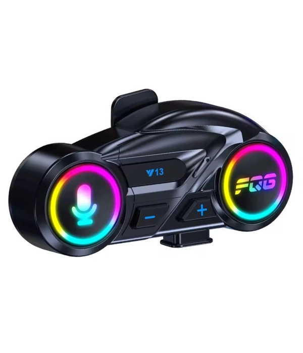 Y13 Motor Kask Kulaklık Rgb Modlu Radyolu Motosiklet Kulaklık 5.3 Bluetooth Intercom