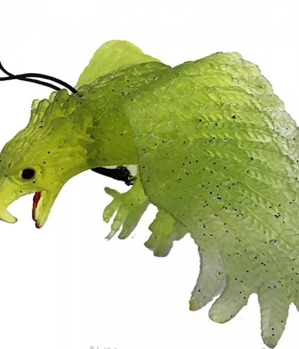 Yeşil Renk Yumuşak Plastik Şaka Kartal Yarasa Anahtarlık Şaka Malzemesi