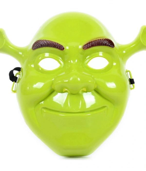 Yeşil Shrek Maskesi 21x25 Cm