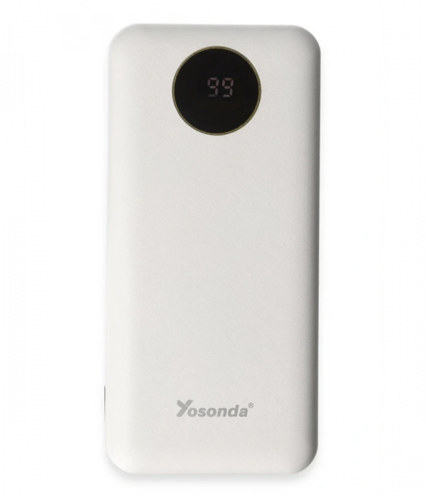 Yosonda A70 4in1 30.000 mAh Powerbank - Beyaz