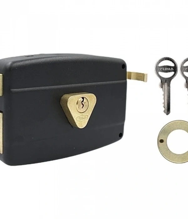 Yuma Ym-600 Kilit Yuma Tirajlı Kilit Oval Karşılıksız Siyah