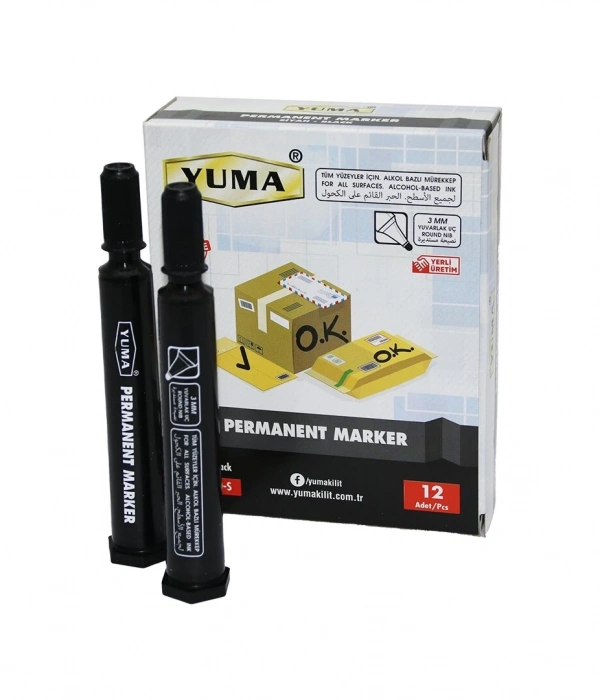 Yuma Ym-790s  Siyah Koli Kalemi 12