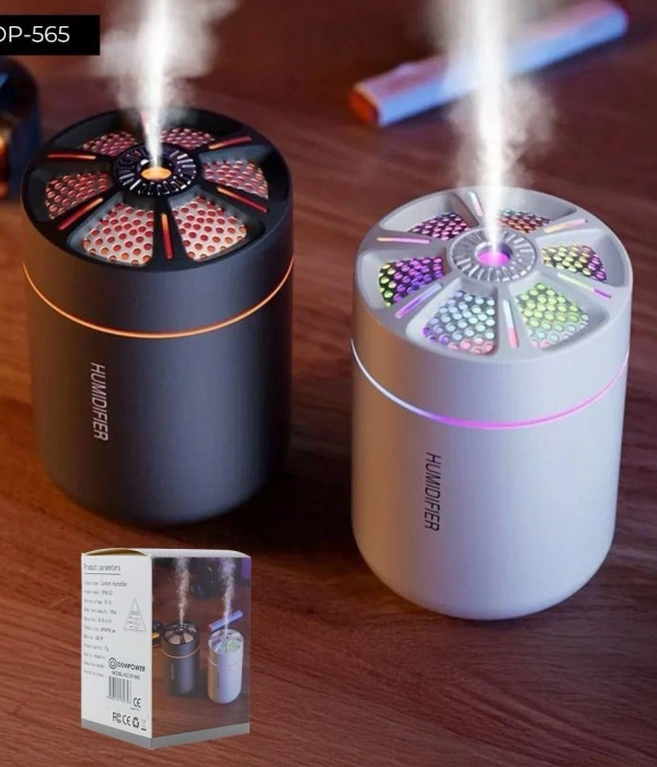 Yuvarlak Petek Tasarımlı Rgb Buhar Makinesi