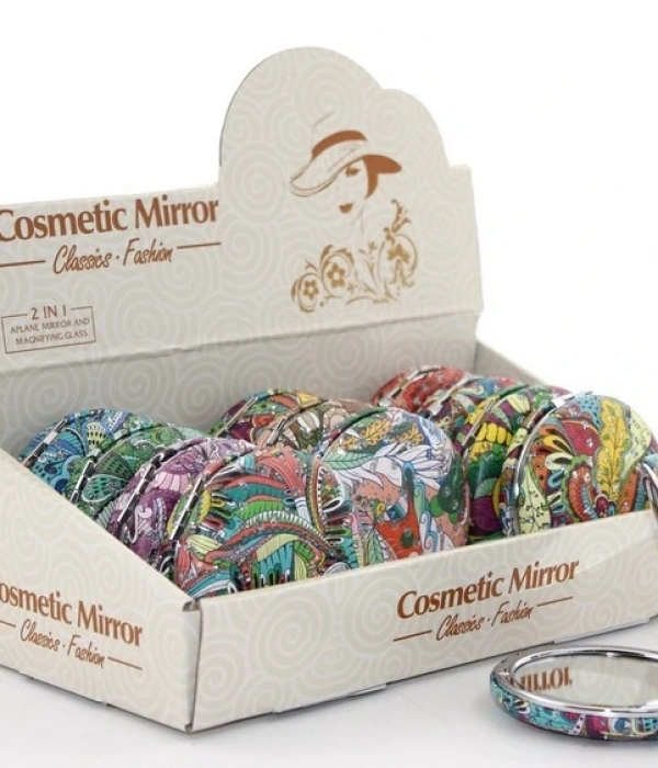 Yuvarlak Taşlı Ayna Kalın Alk1867