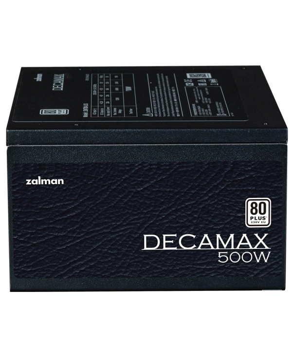 ZALMAN DECAMAX 500W ZM500-LX3 80+ STANDARD POWER SUPPLY