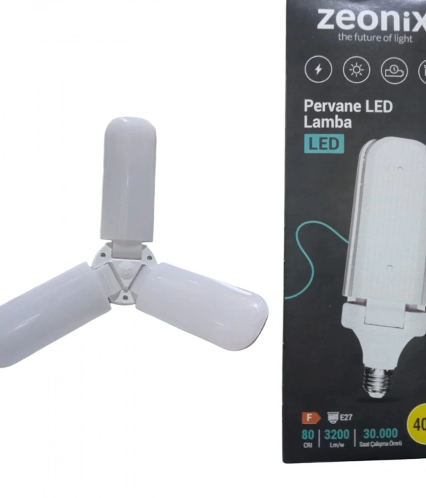 Zeonix 40w 3 Kanatlı Pervane Ampul