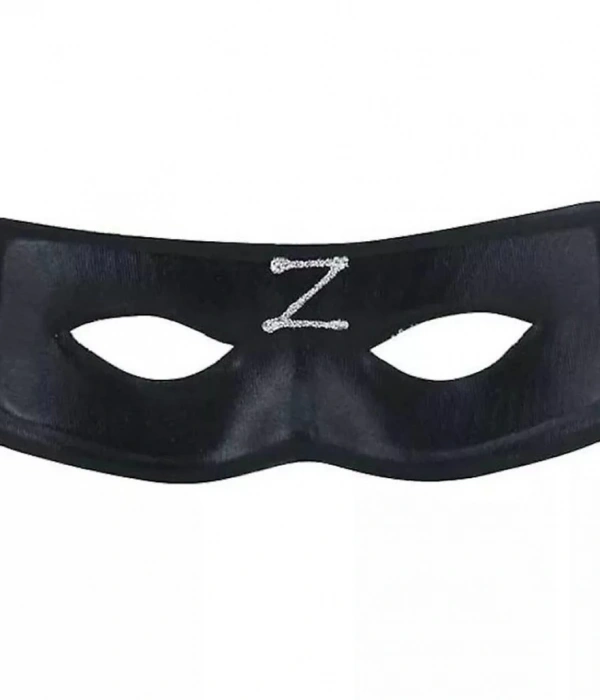 Zorro Maskesi Arkadan Lastikli Z Baskılı