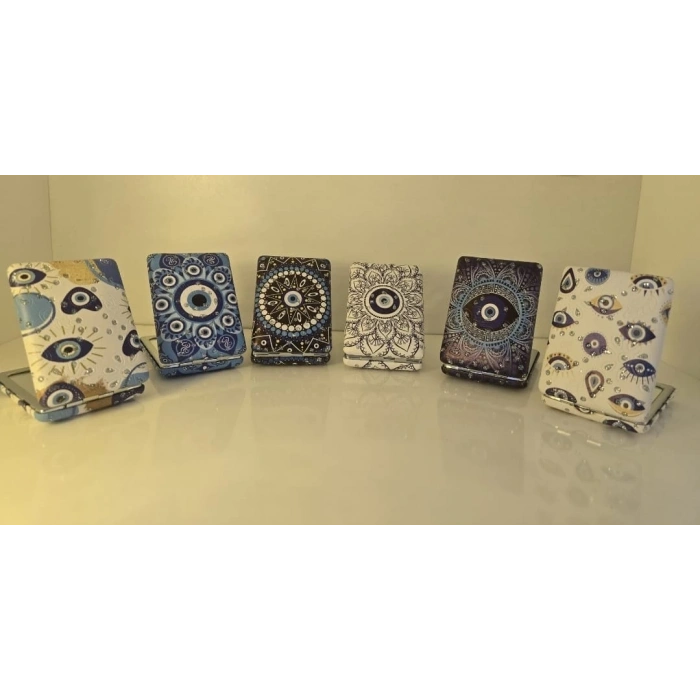 12li Büyüteçli Dikdörtgen Cep Aynası Mz-101