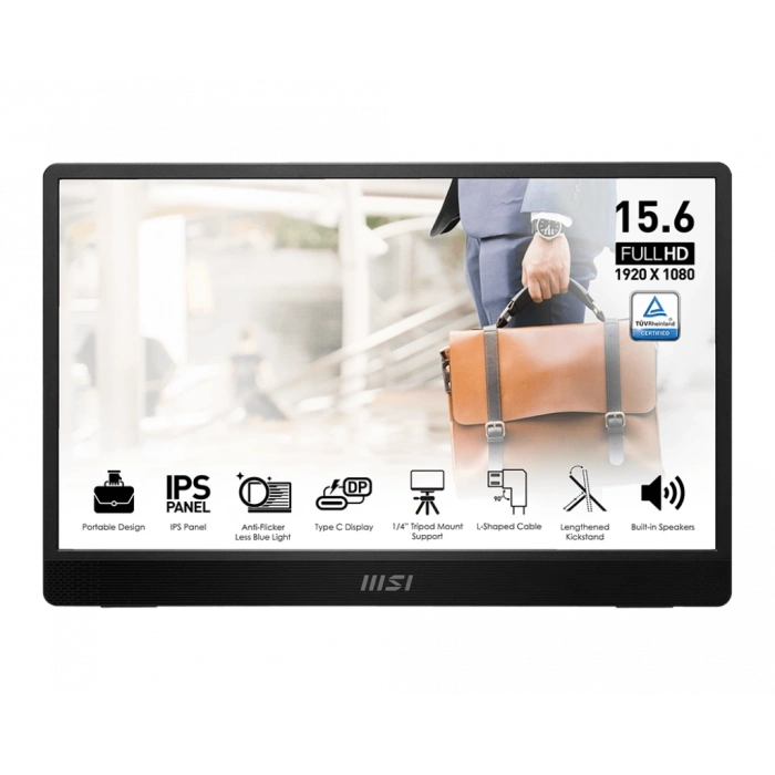 15.6 MSI PRO MP161 E2 IPS 4MS 60HZ ADAPTIVE-SYNC PORTATİF