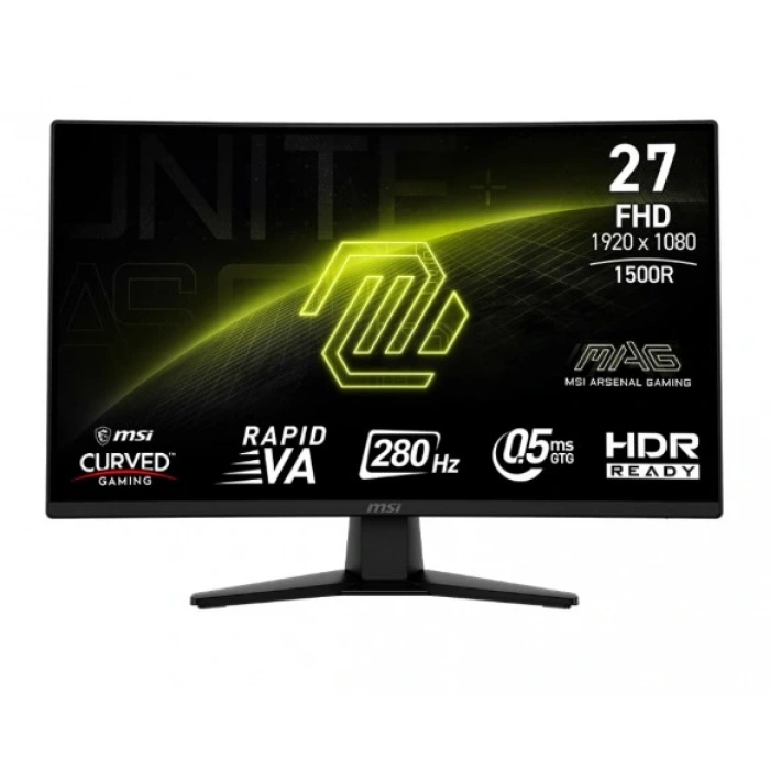27 MSI MAG 274CXF 0.5MS 280HZ ADAPTIVESYNC FHD