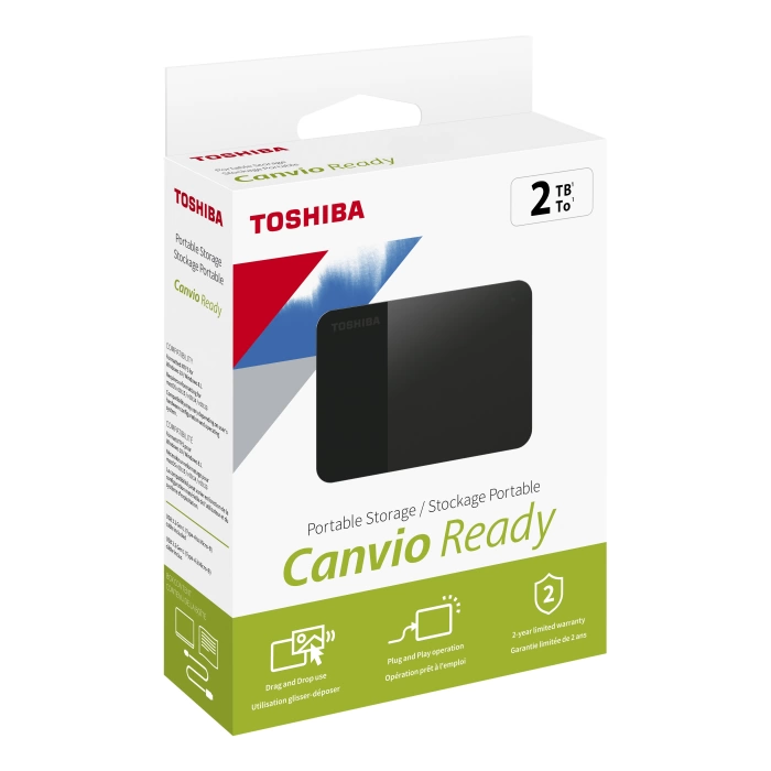 2TB CANVIO READY 2.5; USB3.2 G1 TOSHIBA HDTP320EK3AA