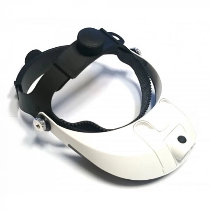 5 Mercekli Çok Fonksiyonlu, Başlık Tip Işıklı Büyüteç 81001h