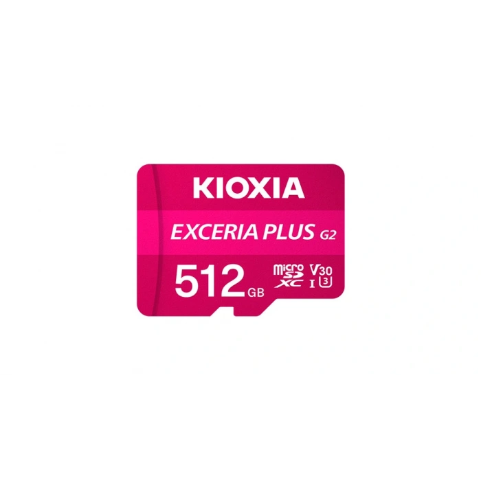 512GB KIOXIA EXCERIA PLUS G2 MICRO SDXC 4K 100/MB/s LMPL2M512GG2