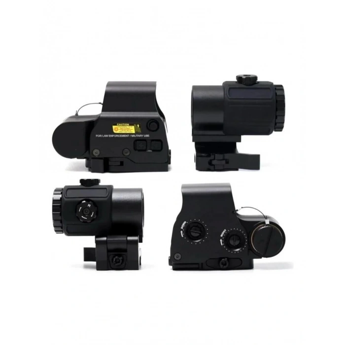 558g43 Xps2 Hedef İşaretleyici Red Dot  Holografik Nişangâh, 5x Büyütmeli Setsiyah