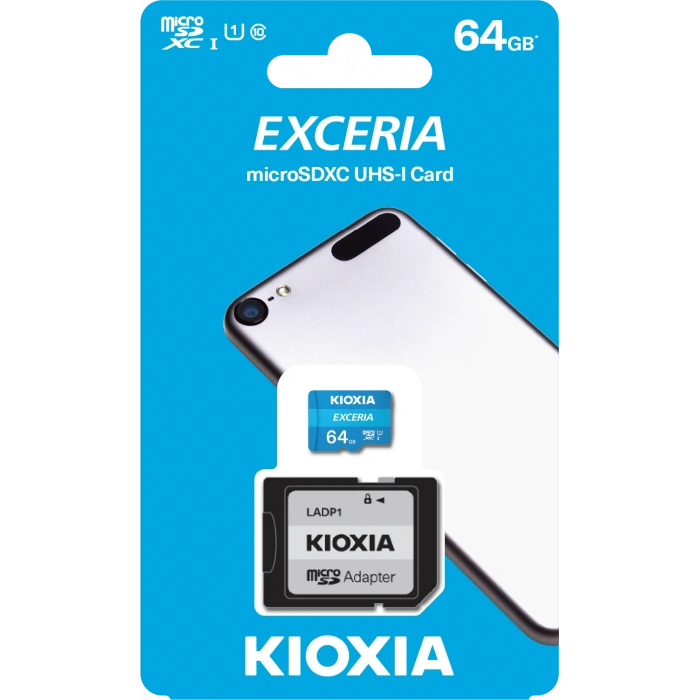 64GB MICRO SDHC C10 100MB/s KIOXIA LMEX1L064GG2
