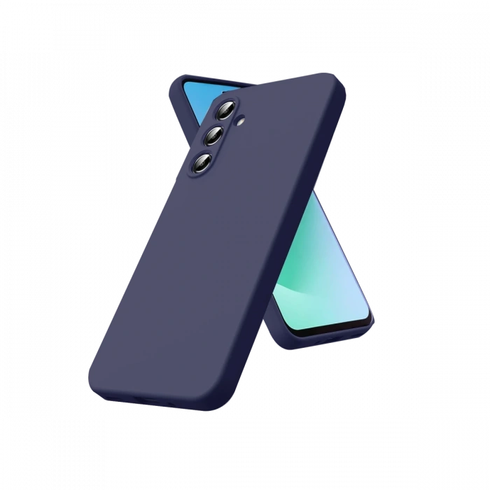 Samsung Galaxy S25 FE Nano içi Kadife Silikon - Lacivert