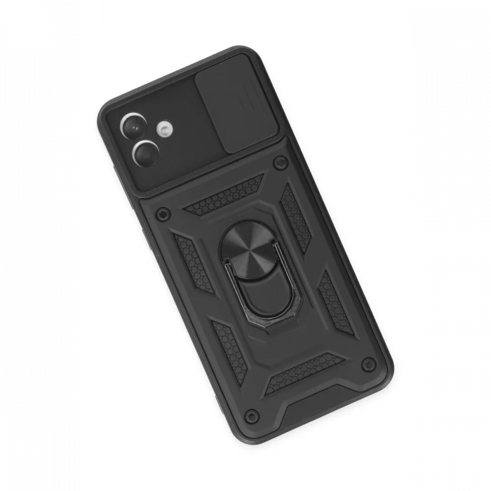 Samsung Galaxy A04 Kılıf Pars Lens Yüzüklü Silikon