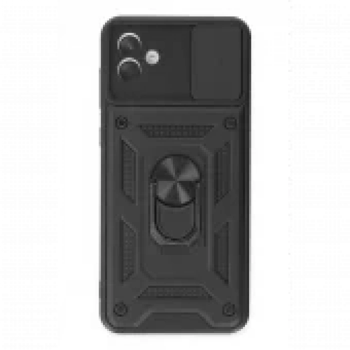 Samsung Galaxy A04 Kılıf Pars Lens Yüzüklü Silikon