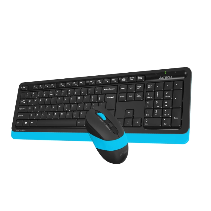 A4 TECH FG1010 Q 2.4 GHZ USB MAVİ KLAVYE+MOUSE KABLOSUZ SET