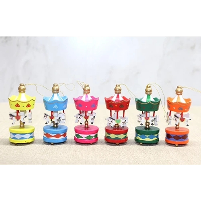 Ahşap 6lı Dekoratif Atlı Karınca Alk4394