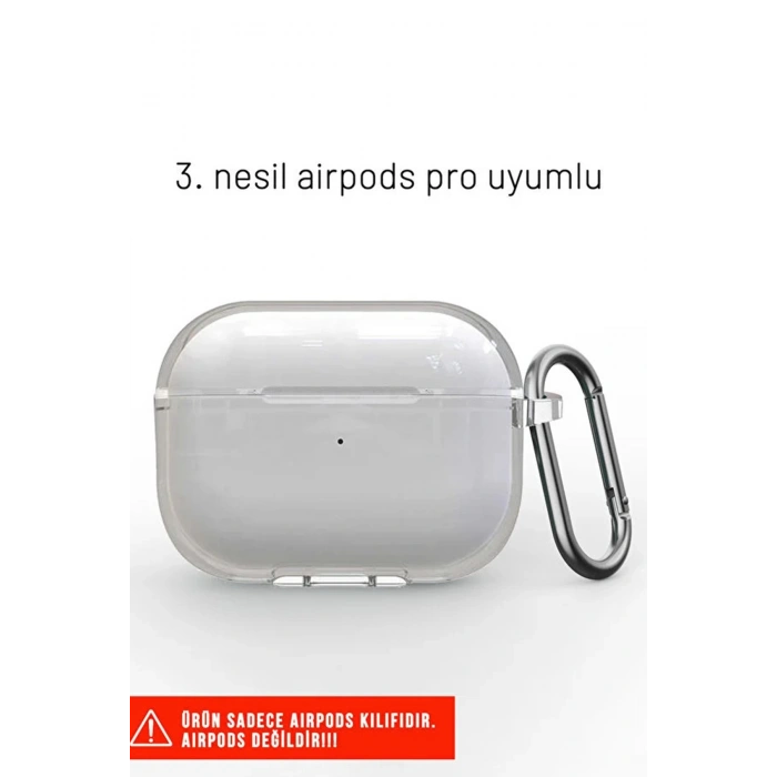 Airpods Pro 3. Nesil İle Uyumlu Şeffaf Cyrstal Clear Ultra Berrak Kılıf ( Kulaklık Değildir )