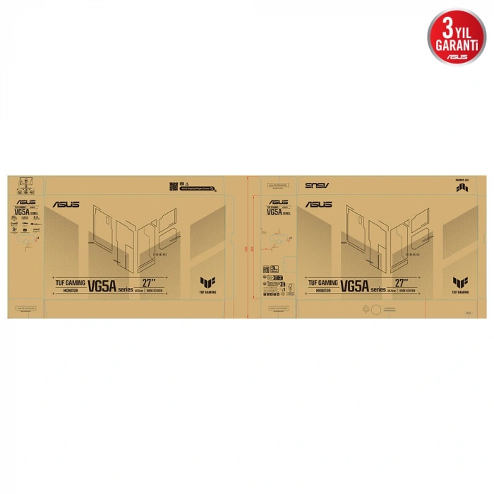 ASUS TUF GAMING VG27AQ5A 27 210HZ 0.3MS MONITOR