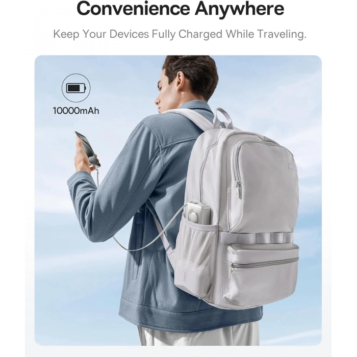 BASEUS FREE2PULL 30W 10.000MAH POWERBANK - GREY