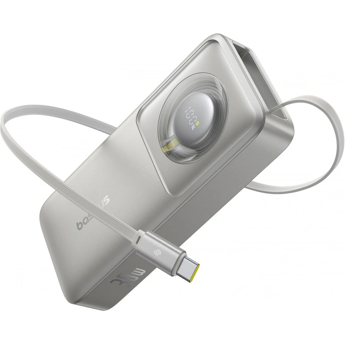 BASEUS FREE2PULL 30W 10.000MAH POWERBANK - GREY