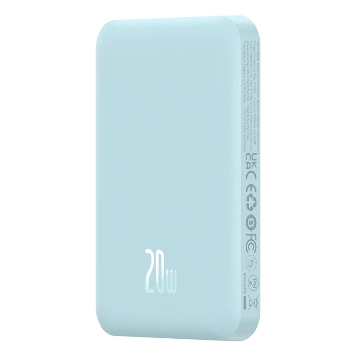BASEUS MAGSAFE MINI KBLSZ 5000M 20W POWERBNK MAVI