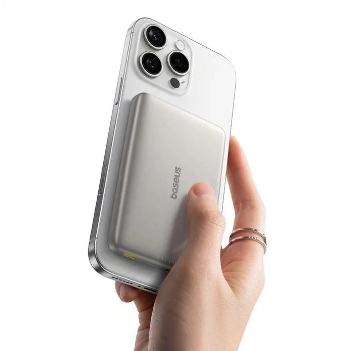 BASEUS PICOGO ULTRA-SLIM QI2 P.BANK 10000MAH GRI