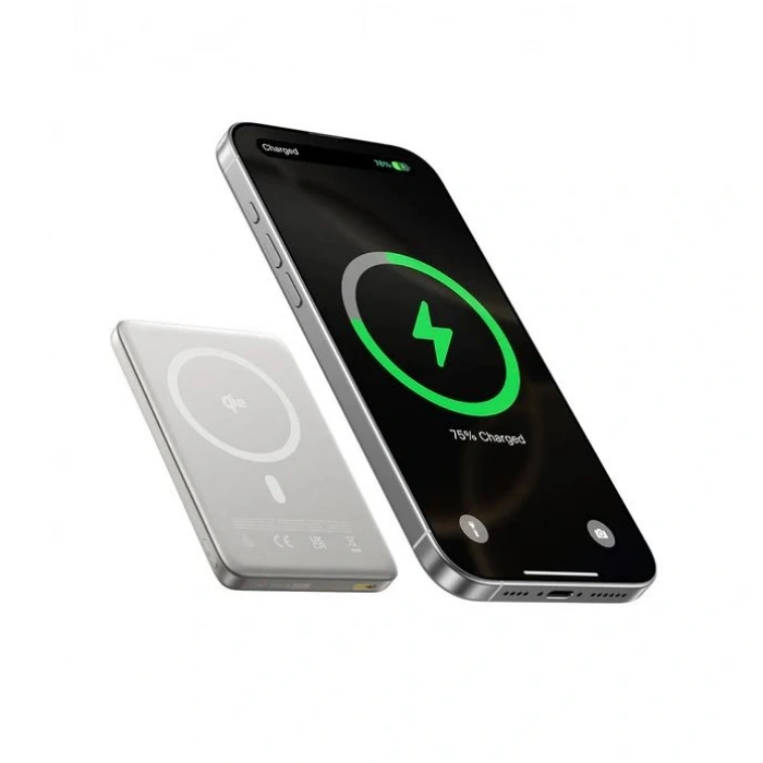 BASEUS PICOGO ULTRA-SLIM QI2 P.BANK 10000MAH GRI