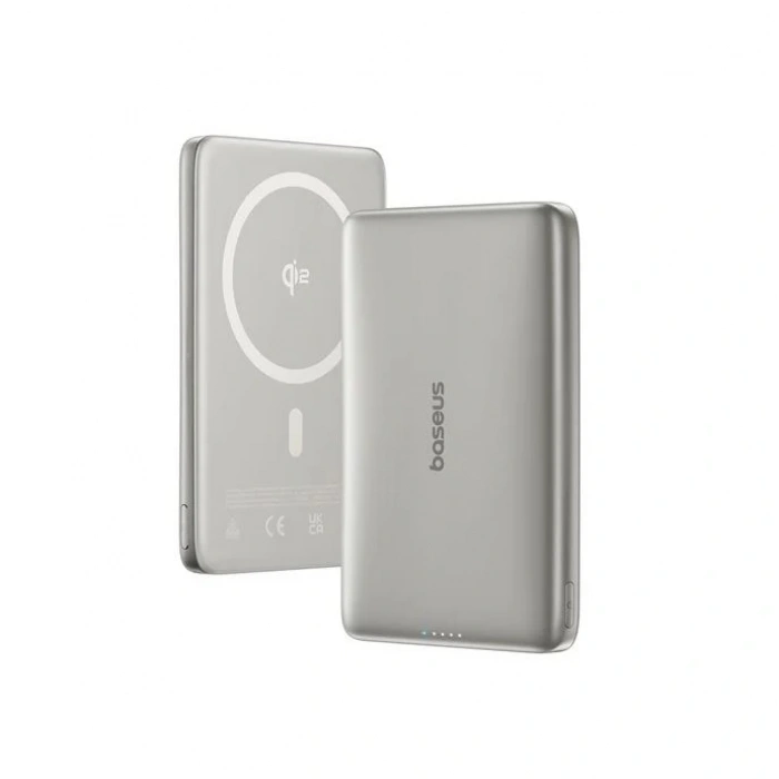 BASEUS PICOGO ULTRA-SLIM QI2 P.BANK 10000MAH GRI