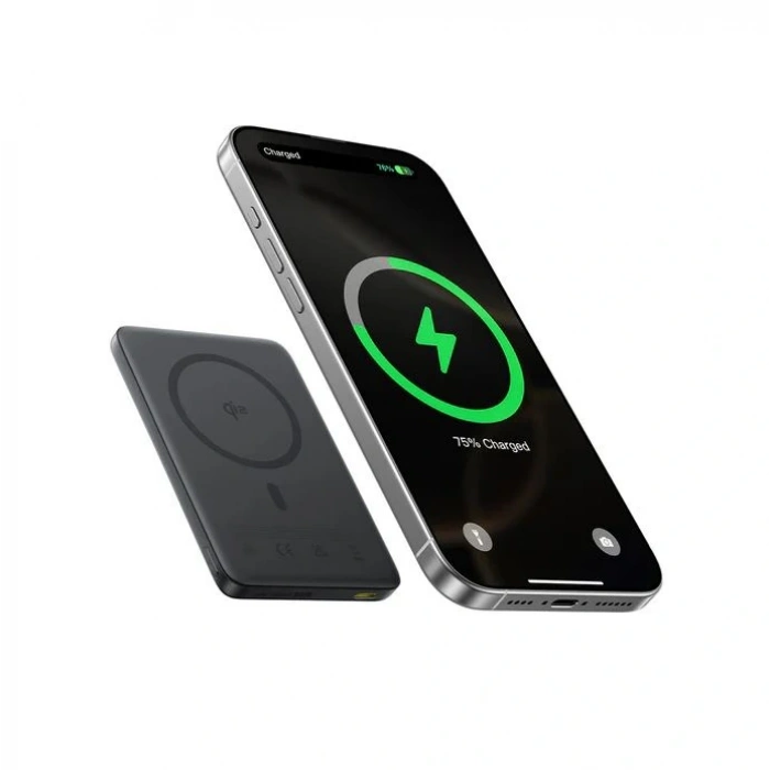 BASEUS PICOGO ULTRA-SLIM QI2 P.BANK SIYAH10000MAH