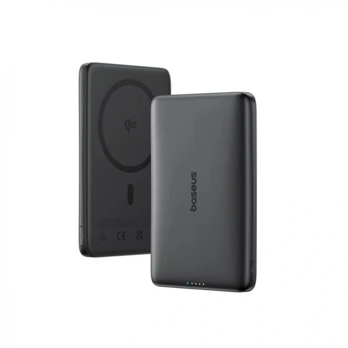 BASEUS PICOGO ULTRA-SLIM QI2 P.BANK SIYAH10000MAH