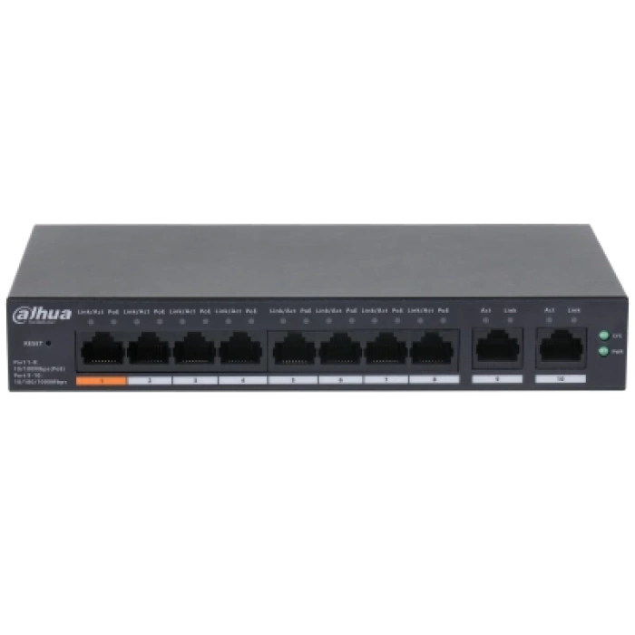 DAHUA CS4010-8ET-60 8XFE- 2XGE YÖNETİLEBİLİR POE SWITCH