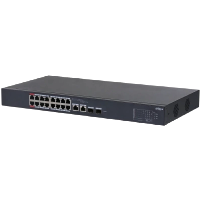 DAHUA CS4218-16ET-240 16 PORT 16XFE-2XGE-2XGE/SFP YÖNETİLEBİLİR 240W POE SWİTCH