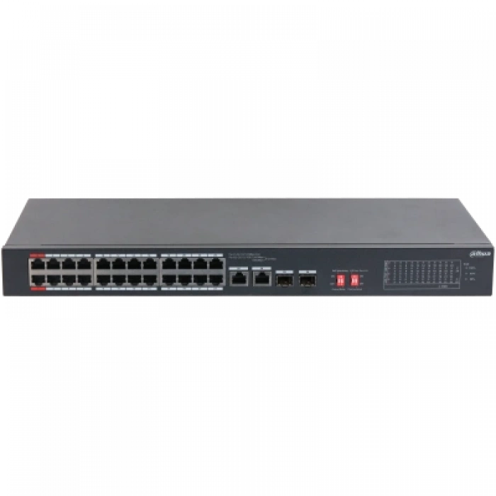 DAHUA S3226-24ET-240 24 PORT 24XFE-2XGE-2X1GE/SFP 240W POE SWİTCH