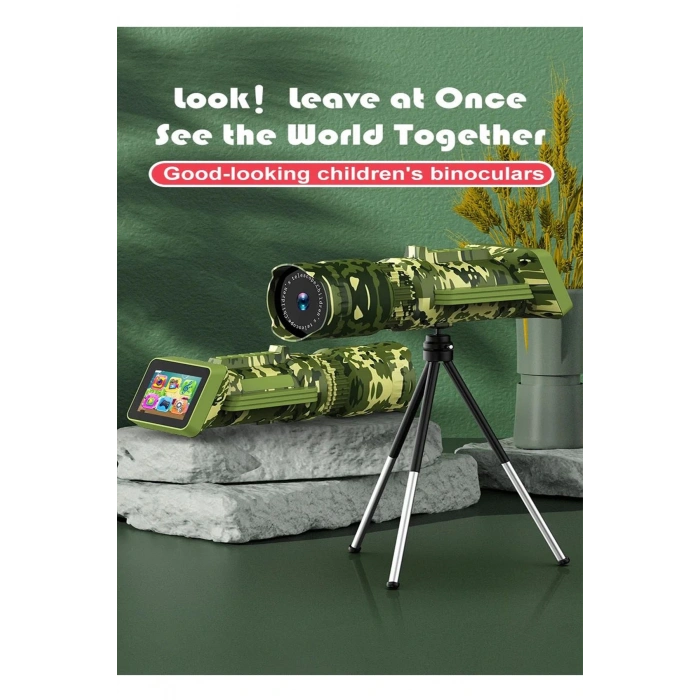 Digital Dürbün 8,0 Megapixel, 2.0 Lcd Hd Uzun Menzilli Taşınabilir 1080px720p Tripodlu Dürbün