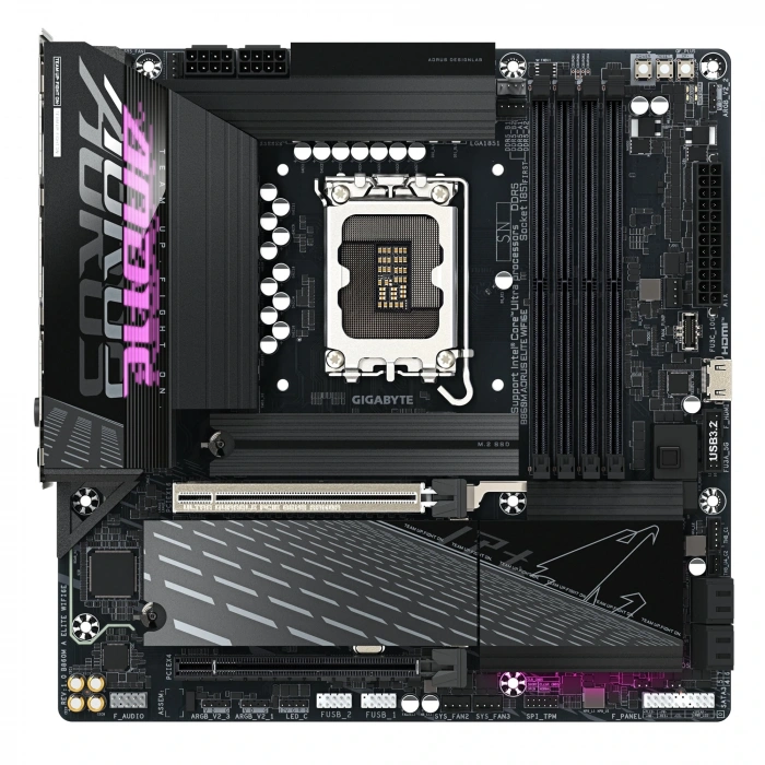 GIGABYTE B860M AORUS ELITE WIFI6E LGA1851 DDR5 9200MHz ANAKART