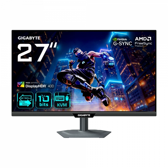 GIGABYTE M27UP 27 4K 160HZ FHD 320HZ 1MS MONITOR