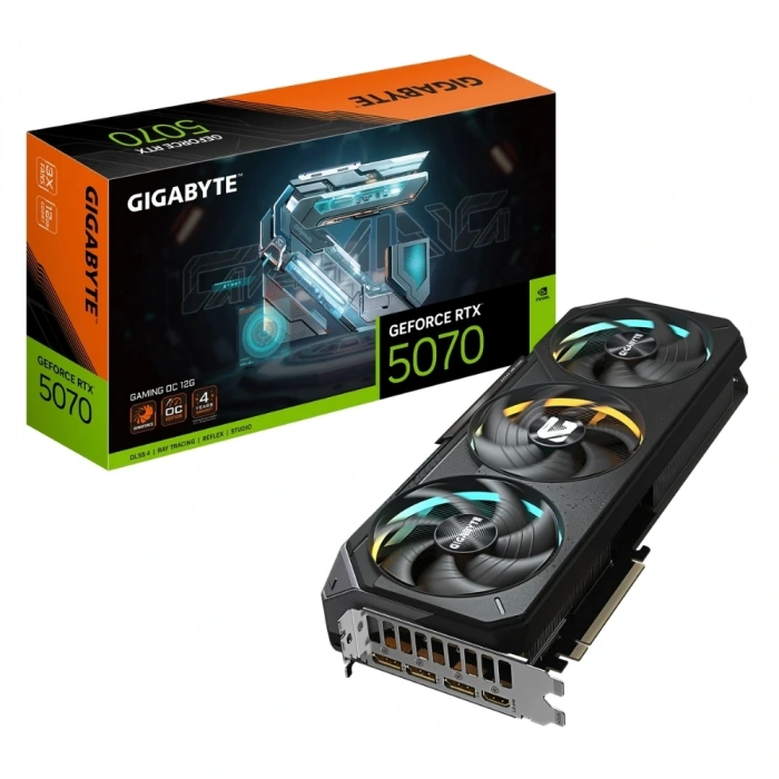 GIGABYTE RTX 5070 GV-N5070GAMING OC-12GD 12GB 192BIT EKRAN KARTI