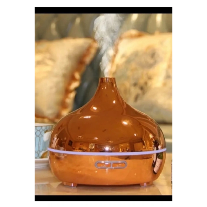 Hava Nemlendirici Parlak Gold Aromatik Oda Kokusu 550 Ml Kahve Aroma Difüzörü Buhar Nemlendırıcı