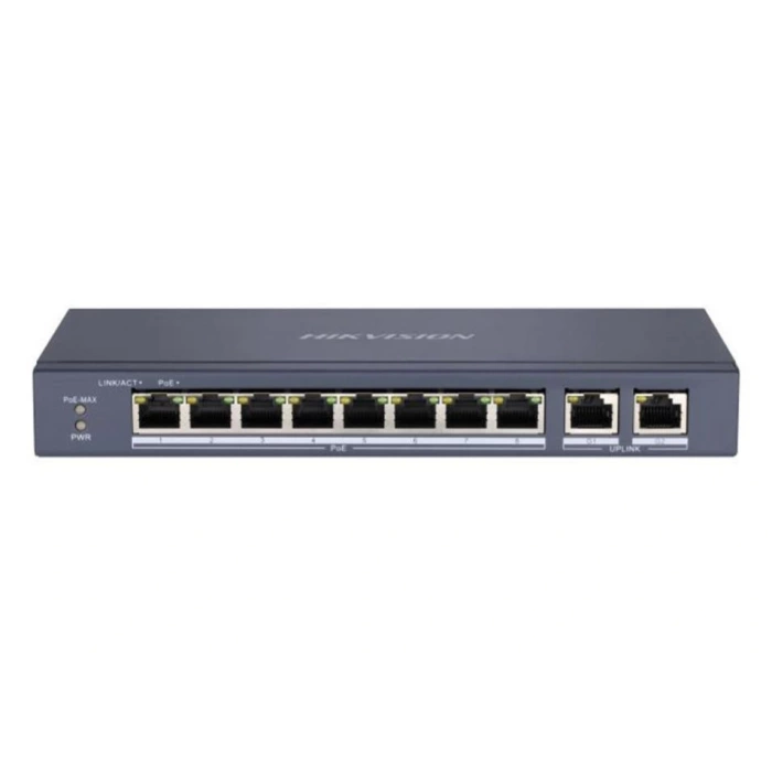 HIKVISION DS-3E0310P-E/M 8XFE+2XFE 65W POE SWİTCH