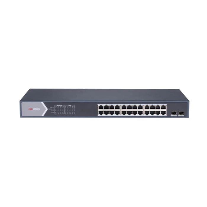 HIKVISION DS-3E1526P-SI 24XGE+2XGE/SFP 370W F.GİGABİT POE SWİTCH