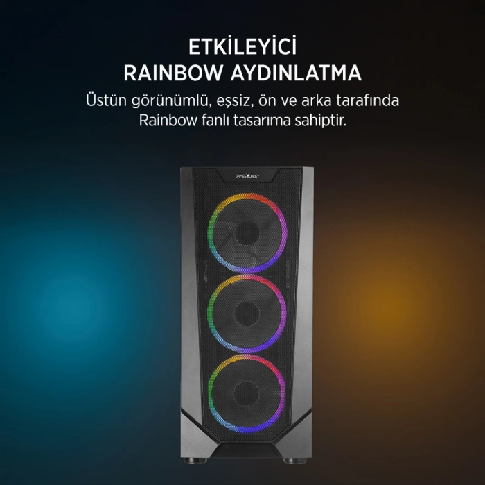 JAMES DONKEY HELIX H800 4XRBW ATX 650W GAMING KASA