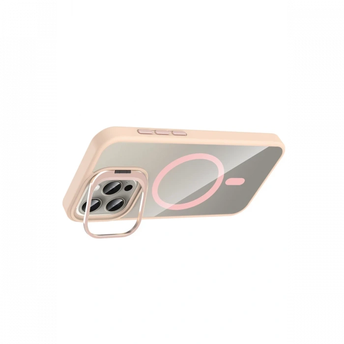 Joko Apple iPhone 14 Pro Max Remim Lensli Magsafe Standlı Kapak