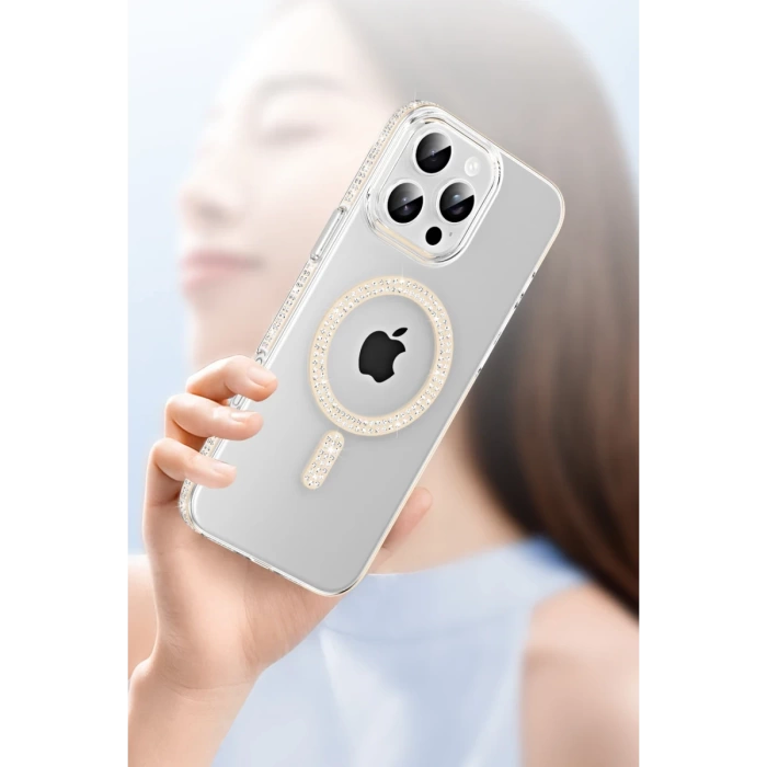 Joko Apple iPhone 15 Pro Max Move Taşlı Magsafe Kapak
