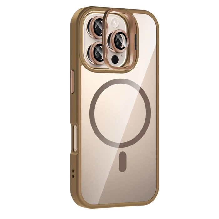 Joko Apple iPhone 16 Pro Max Remim Lensli Magsafe Standlı Kapak