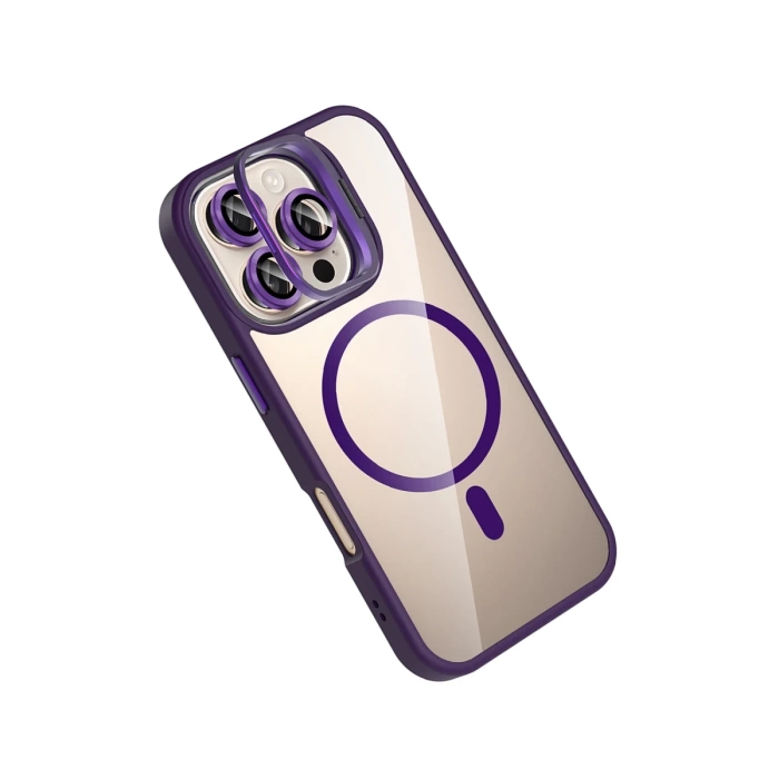 Joko Apple iPhone 16 Pro Max Remim Lensli Magsafe Standlı Kapak