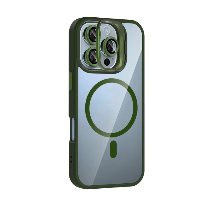Joko Apple iPhone 16 Pro Max Remim Lensli Magsafe Standlı Kapak